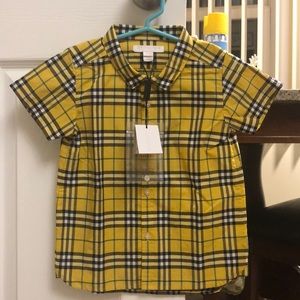 BURBERRY TODDLER BOY COLLAR SHIRT